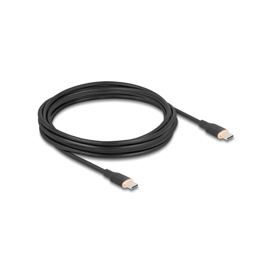 DeLOCK 81240 USB-kaapeli USB 2.0 4 m USB C musta