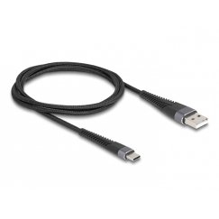 DeLOCK 81121 USB кабель USB 2.0 1 m USB A USB C Антрацит, Черный