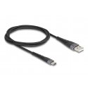 DeLOCK 81121 USB-kaapeli USB 2.0 1 m USB A USB C Antrasiitti, musta DeLOCK 81121 USB-kaapeli USB 2.0 1 m USB A USB C Antrasiitti, musta