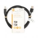Nedis CCGL60101BK20 USB-kaapeli USB 2.0 2 m USB A USB B musta Nedis CCGL60101BK20 USB-kaapeli USB 2.0 2 m USB A USB B musta