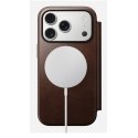 Nomad Modern Leather Folio mobiliojo telefono dėklas 16 cm (6.3") Ruda Nomad Modern Leather Folio mobiliojo telefono dėklas 16 cm (6.3") Ruda