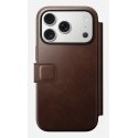 Nomad Modern Leather Folio mobiliojo telefono dėklas 16 cm (6.3") Ruda Nomad Modern Leather Folio mobiliojo telefono dėklas 16 cm (6.3") Ruda