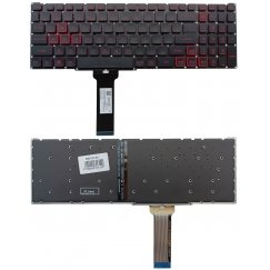 Klaviatūra ACER: Nitro 5 Gaming AN515-54, AN515-55, AN715-51, su pašvietimu