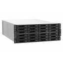 QNAP TS-H3087XU-RP NAS Püstik (4U) Intel Xeon E E-2378 64 GB DDR4 0 TB QuTS hero Must, Valge