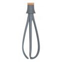 Resto Kitchenware 94205 vispilä Pallovispilä Pyökki, Muovi Harmaa
