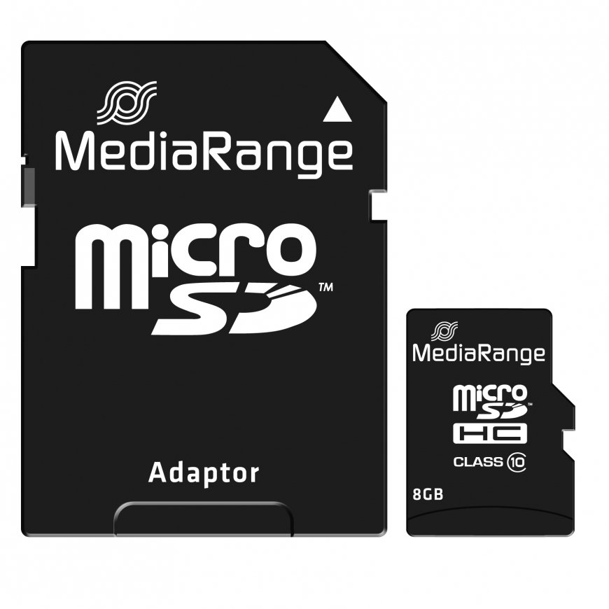 MediaRange 8GB microSDHC Класс 10 – 4