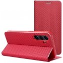 OEM LUNA Book Carbon -kotelo Xiaomi Redmi Note 14 PRO 5G / 14 PRO PLUS 5G, punainen OEM LUNA Book Carbon -kotelo Xiaomi Redmi Note 14 PRO 5G / 14 PRO PLUS 5G, punainen