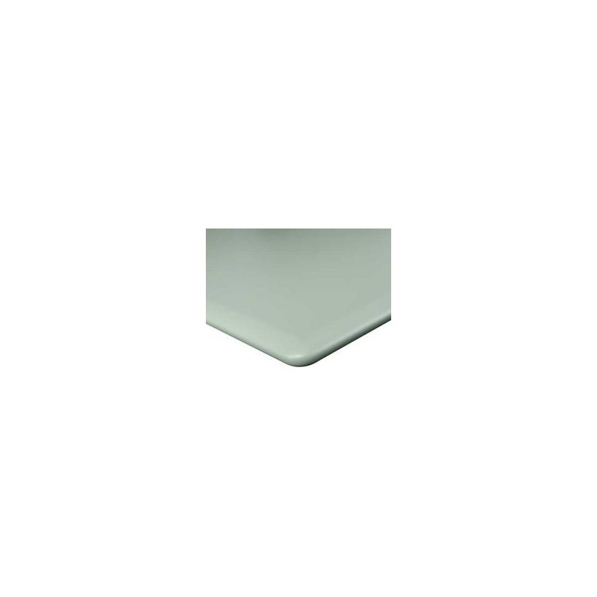 Spacetronik Mildew-resistant painted MDF tabletop 160x80x2.5 sage green color