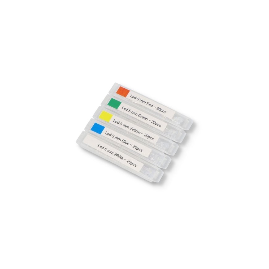5 mm LED-diodien setti - justPi - 100 kpl