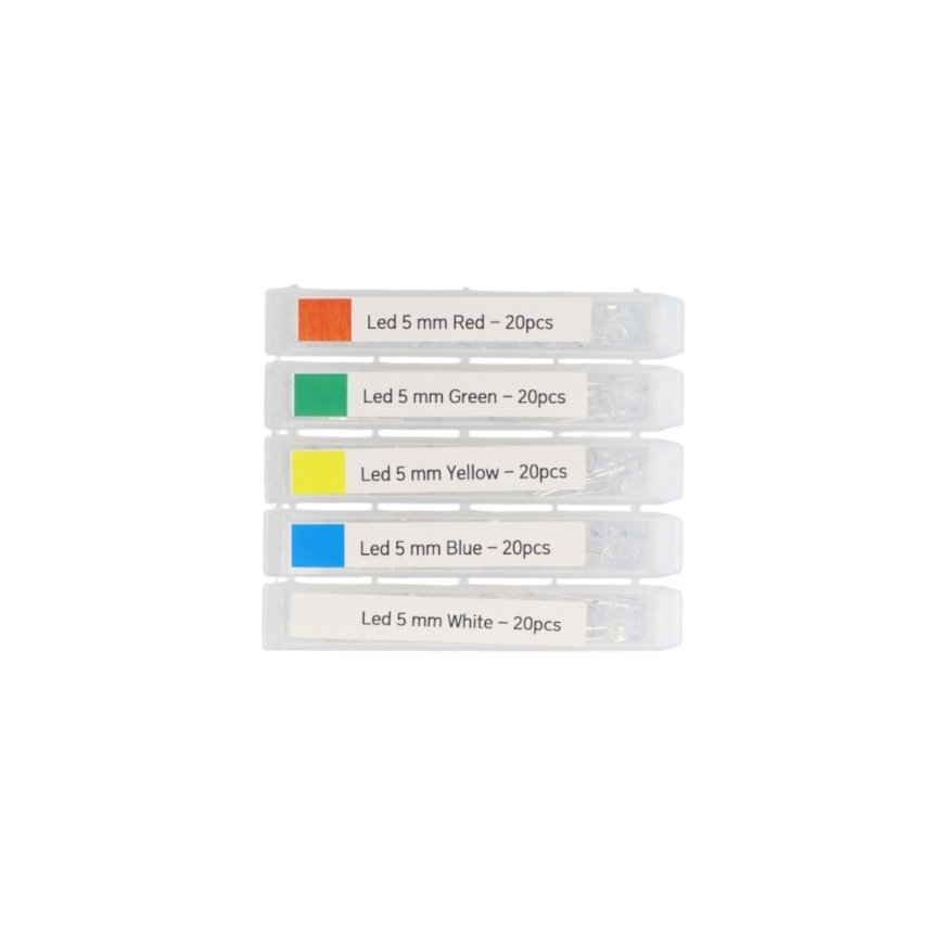 5 mm LED Diode Set - justPi - 100 pcs – 2