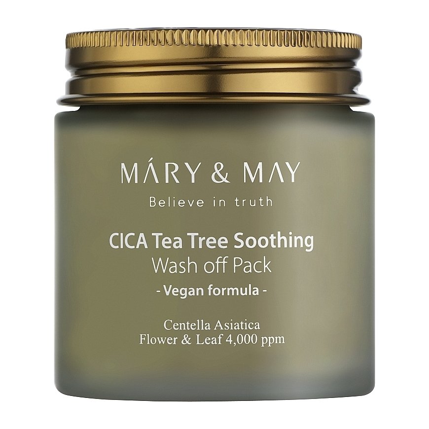 MARY & MAY Näomaske Cica Tea Tree Rahustav Pesupakk 30 g naistele – 2