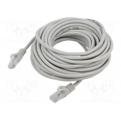 Art OEM Ethernet connection cable UTP 5e 10m - gray
