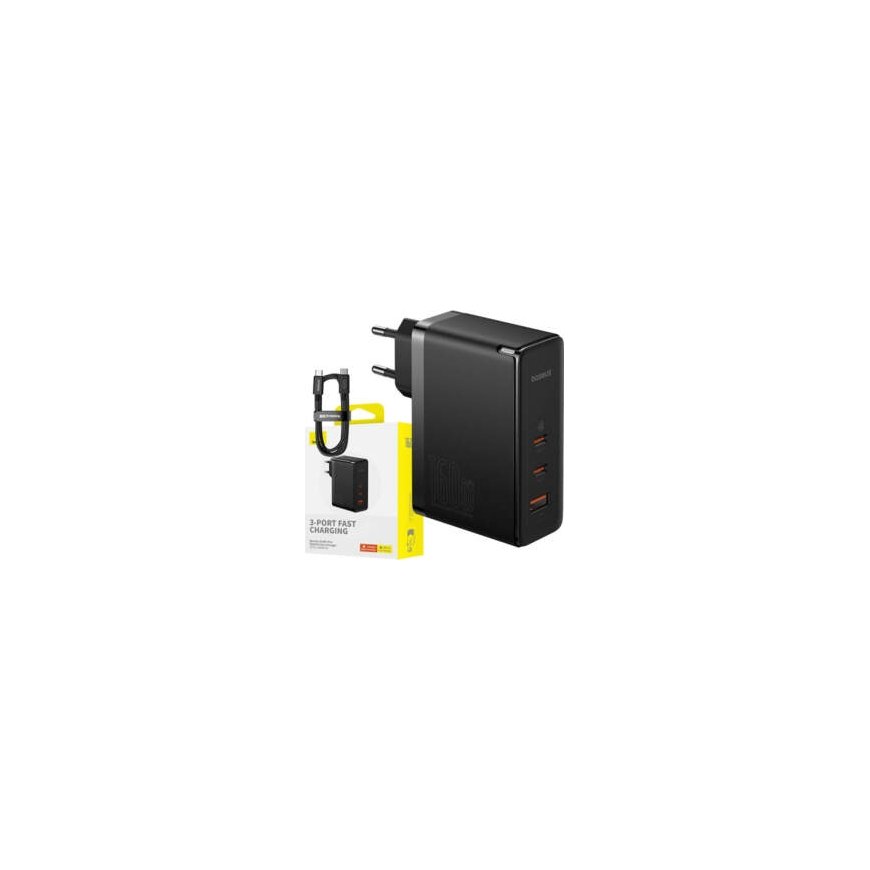 Tech-Protect DC160W-GAN 6-Port 160W Wall Charger - Black – 2