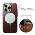 Nomad Modern Leather Case iPhone 16 Pro Max Rustinė Ruda Horween Nomad Modern Leather Case iPhone 16 Pro Max Rustinė Ruda Horween