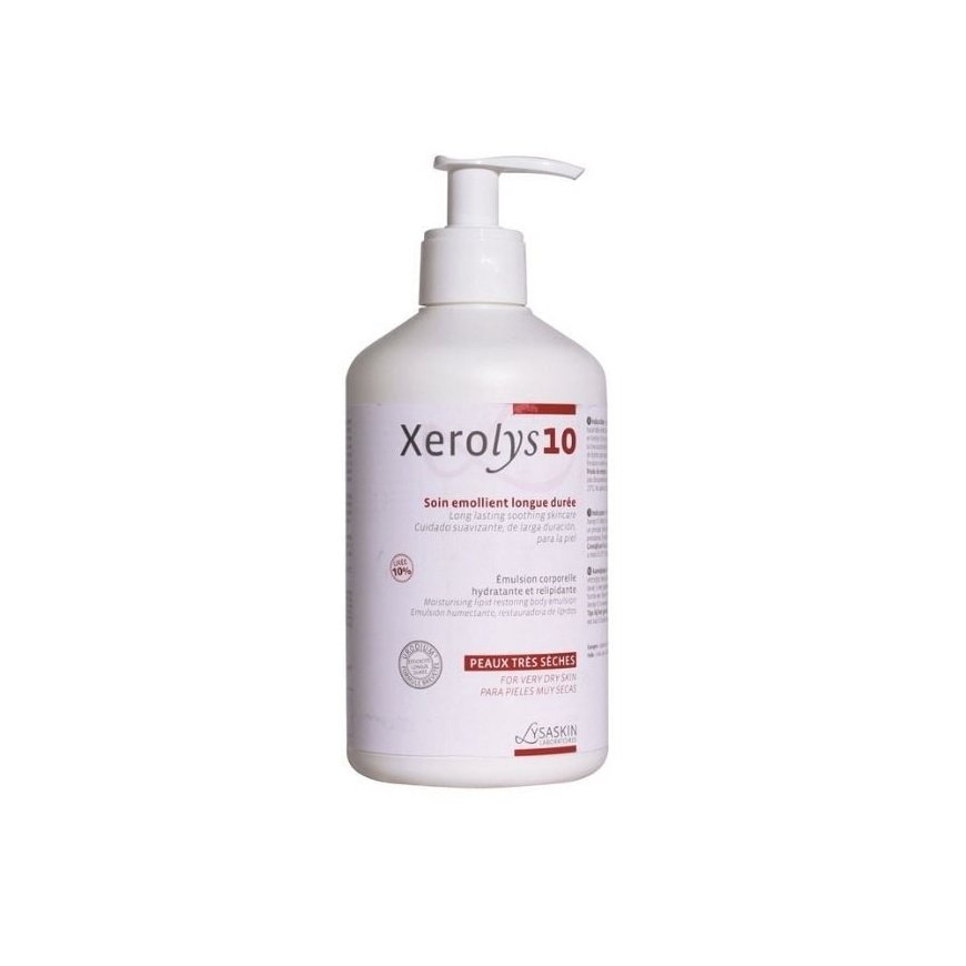 Lab Lysaskin, Xerolys 10, Urodium, Emollient, Ikdienas, Emulsija, Sejas ādai, 200 ml – 2