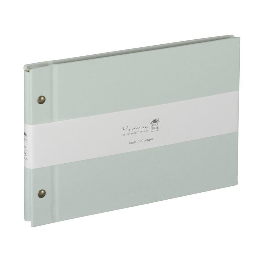 Photo Album "Harmaa", A5-yellow-horizontal A-HRA5-101-Y