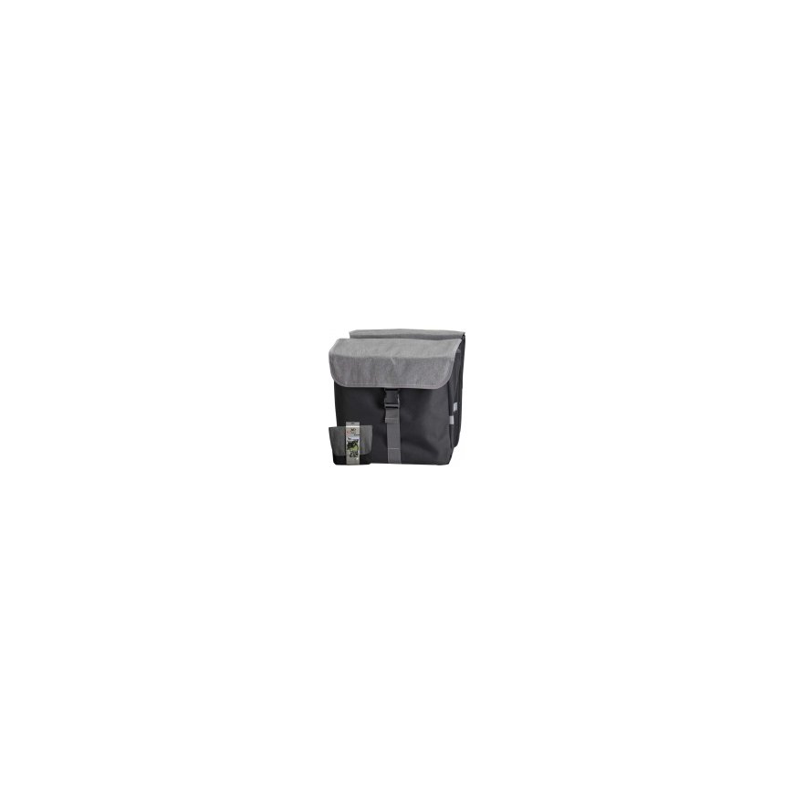 Double rear bike bag for luggage rack, 40 l, XQMAX – 2