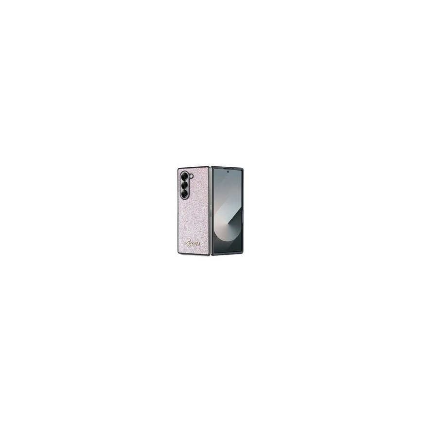 Чехол Guess IML Gradient Triangle MagSafe для Samsung Galaxy S26 розовый