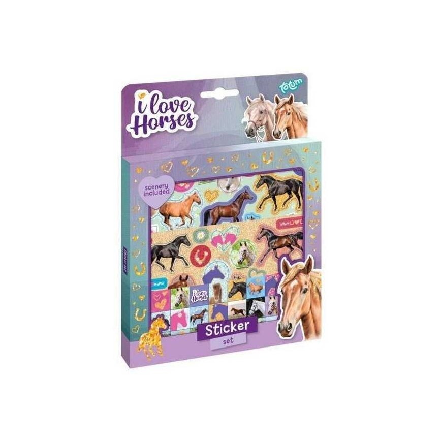 TOTUM Stickers Set I Love Horses, 073159