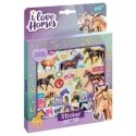 TOTUM lipdukų rinkinys I Love Horses, 073159 TOTUM lipdukų rinkinys I Love Horses, 073159