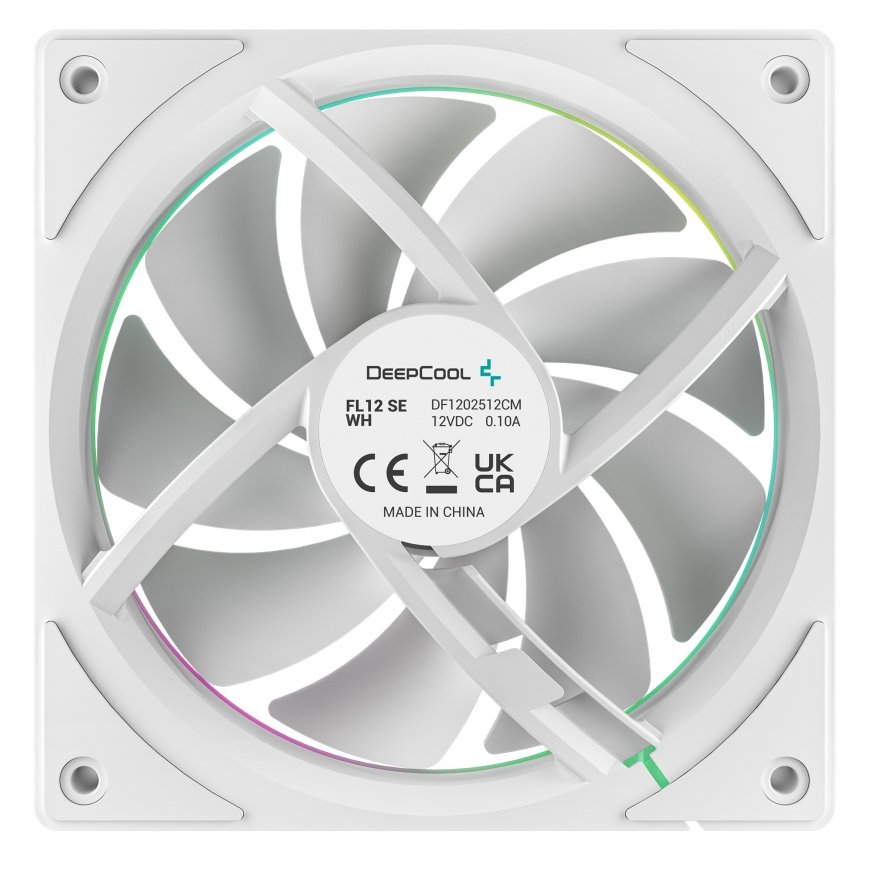 DeepCool FL12 SE WH 3IN1 Datora korpusam Ventilators 12 cm Balts – 4