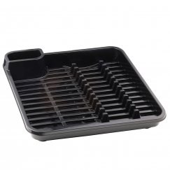 Dish drainer for dishes Milo dark gray 39 x 39 cm Domotti