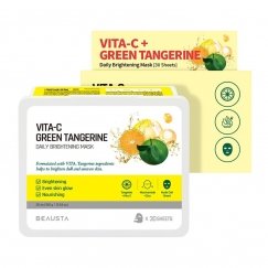 Beausta Cicarecipe Green Tangerine Daily Vita Mask 30 pcs Sejas maska