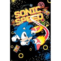 ERIK Sonic the Hedgehog Speed Sega poster