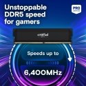Crucial Pro CP32G64C40U5B atmiņas modulis 32 GB 1 x 32 GB DDR5 288-pin DIMM Crucial Pro CP32G64C40U5B atmiņas modulis 32 GB 1 x 32 GB DDR5 288-pin DIMM
