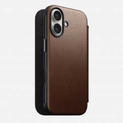 Nomad NM014209858 mobiiltelefoni ümbris 16 cm (6.3") Foolio Pruun