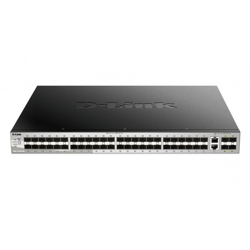 D-Link DGS-3130-54S Vadīts L3 Melns, Pelēks – 2