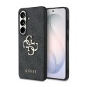 Guess PU 4G Metal Logo Case for Samsung Galaxy S25 Grey