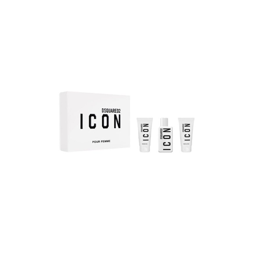 Set Dsquared 2: Icon, Eau De Parfum, For Women, 50 ml + Icon, Sh