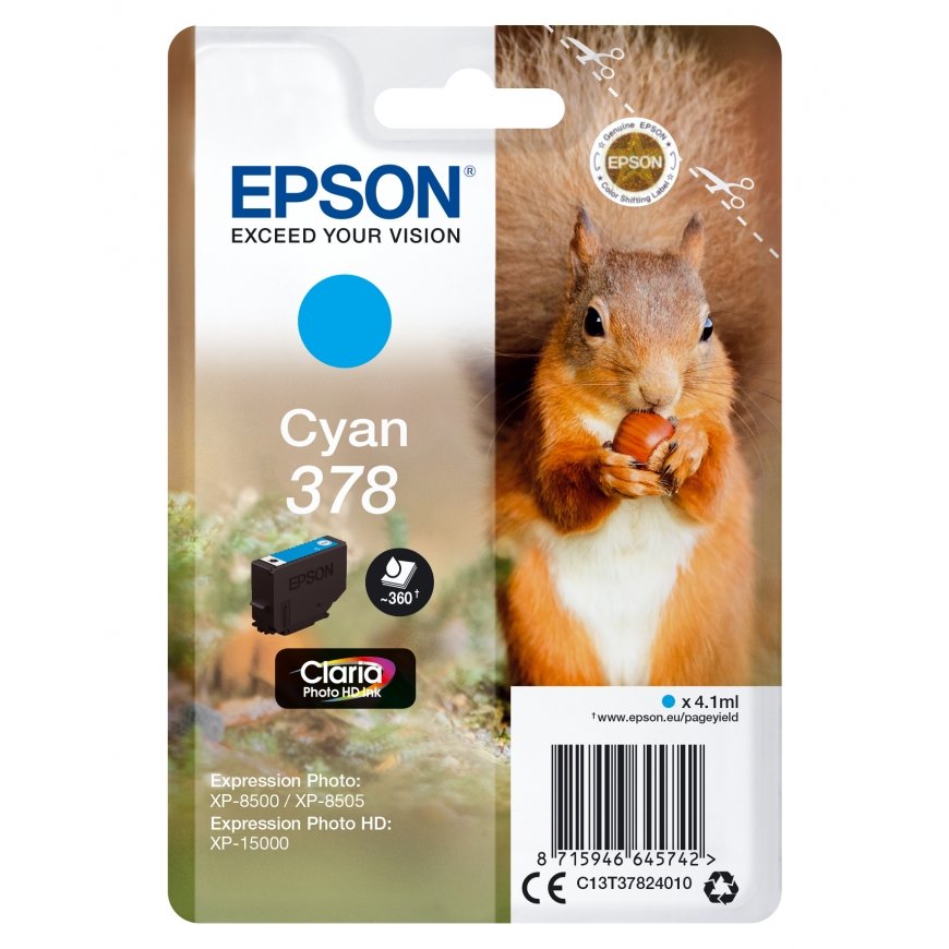 Epson Squirrel C13T37824010 tintes kārtridžs 1