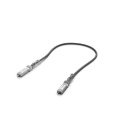 Ubiquiti UACC-DAC-SFP10-0.5M InfiniBand un optiskās šķiedras kabelis 0,5 m SFP+ Melns
