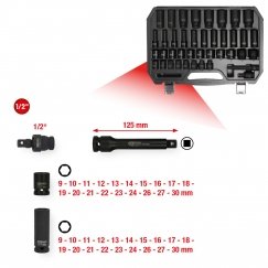 KS Tools 515.0065 įrankių galvutė ir galvučių rinkinys Lizdo komplektas