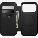 Nomad Modern Leather Folio mobilo telefonu apvalks 16 cm (6.3") Melns
