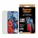 PanzerGlass ® 2-Way Privacy Screen Protector iPhone 17 Pro Max | Ultra-Wide Fit w. EasyAligner PanzerGlass ® 2-Way Privacy Screen Protector iPhone 17 Pro Max | Ultra-Wide Fit w. EasyAligner