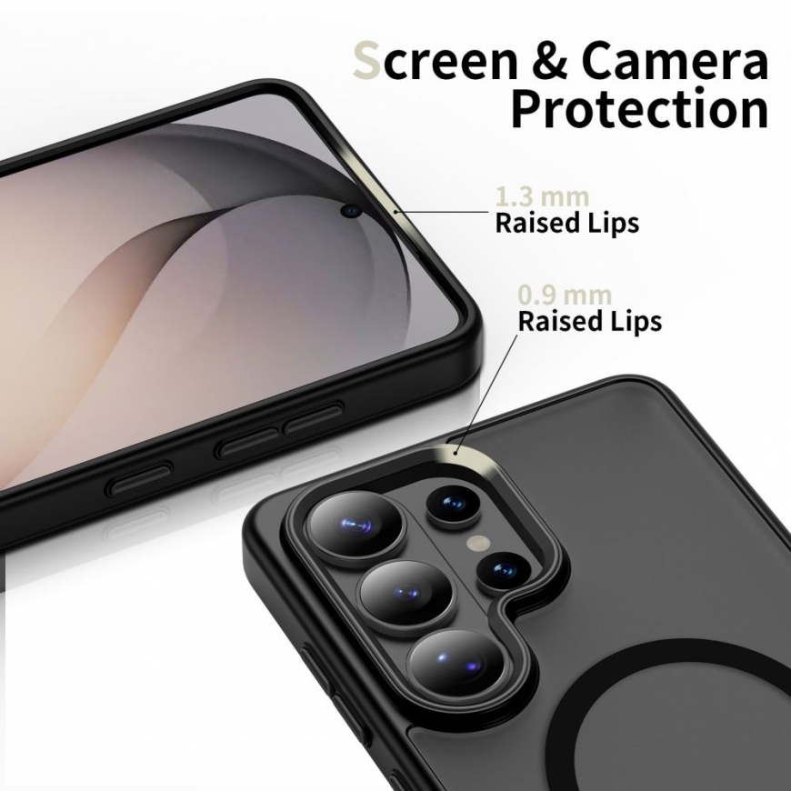 TECH-PROTECT MAGMAT MAGSAFE GALAXY S26 ULTRA MATTE BLACK – 4
