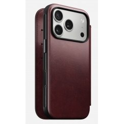 Nomad Modern Leather Folio mobiiltelefoni ümbris 16 cm (6.3") Foolio Burgundia