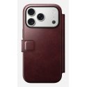Nomad Modern Leather Folio mobilo telefonu apvalks 16 cm (6.3") Burgundietis Nomad Modern Leather Folio mobilo telefonu apvalks 16 cm (6.3") Burgundietis