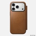 Nomad Modern Leather Folio mobiliojo telefono dėklas 16 cm (6.3") „Folio“ Gelsvai rudas Nomad Modern Leather Folio mobiliojo telefono dėklas 16 cm (6.3") „Folio“ Gelsvai rudas