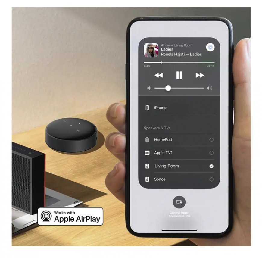 WiiM Mini Wi-Fi Melns – 3