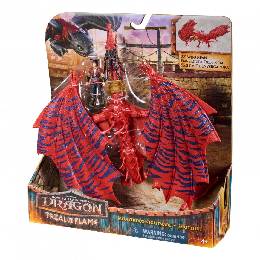 DRAGONS Vikingas ir slibinas: Monstrous Nightmare ir Snotlout – 2