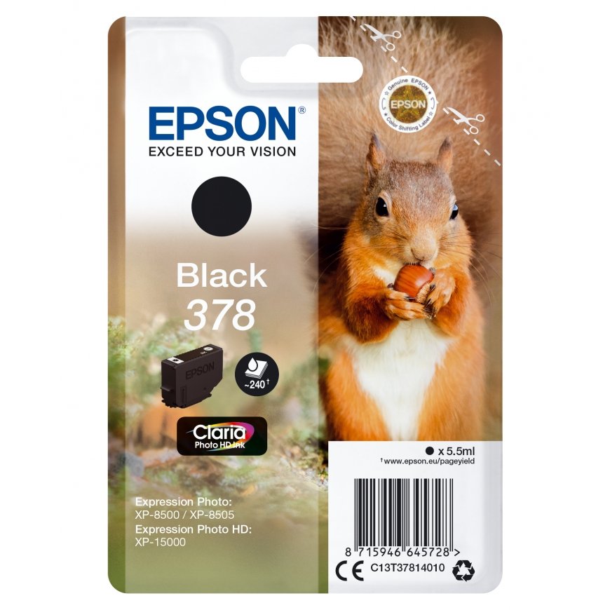 Epson Squirrel C13T37814010 tintes kārtridžs 1
