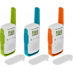 Motorola T42 kahesuunaline raadio 16 kanalid Sinine, Roheline, Oranž, Valge
