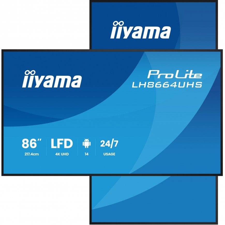 iiyama LH8664UHS-B3AG Signage Display