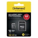 Intenso 3433490 muistikortti 64 GB MicroSDXC UHS-I Luokka 10 Intenso 3433490 muistikortti 64 GB MicroSDXC UHS-I Luokka 10