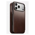 Nomad Modern Leather Folio mobile phone case 16 cm (6.3") Brown