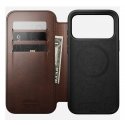 Nomad Modern Leather Folio чехол для мобильного телефона 16 cm (6.3") Фолио Коричневый